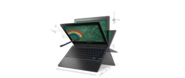 Acer представила ноутбук с высоким уровнем защиты TravelMate Spin B3 для учащихся