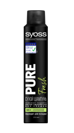Новинка от Syoss – освежающий сухой шампунь Pure Fresh